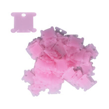 200 Stück Kunststoff-Garnrollen-Aufbewahrungsbox für Haushalt, Pink