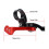 Bicycle Lifting Seat Post Controller, Aluminum, Black/Red, 22mm 9