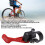 Bicycle Lifting Seat Post Controller, Aluminum, Black/Red, 22mm 6