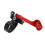Bicycle Lifting Seat Post Controller, Aluminum, Black/Red, 22mm 5