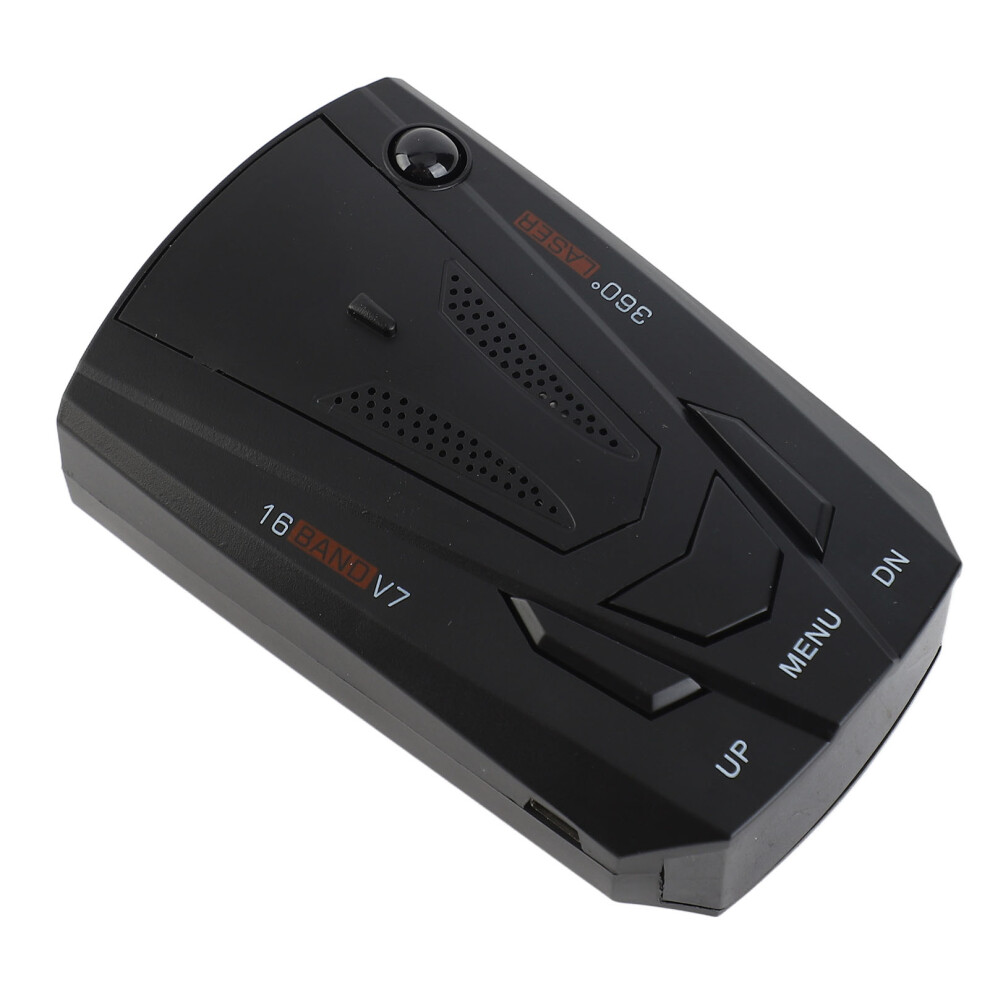 Voice Alarm Car Radar Detector 360 Gps Speed Alert System, Black 5021357927906