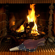 Kleine hölzerne Kaminzünder für Lagerfeuer, Grill, Kamin innen und außen, 30,5 cm