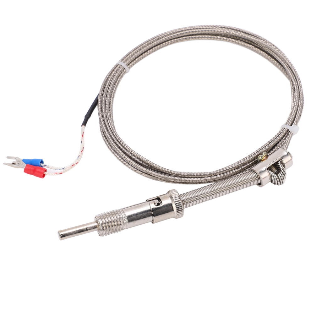 Factory2 Meter Thermocouple with K Type Shielded Probe and Compression Spring
