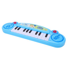 Kinder 12-Tasten Elektrisches Klavier Spielzeug Blau, 34cm x 10,5cm