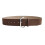 Adjustable Wide Waist Belt With Secure Buckles Soft-Coffee 1
