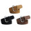 Adjustable Wide Waist Belt With Secure Buckles Soft-Coffee 2