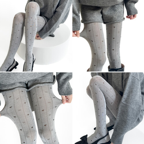 Women's Tights Opaque Footed Tights Soft Stretchable-Dark Grey 1