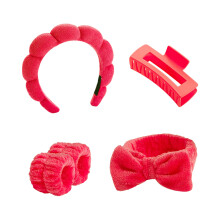 Gentle Stretchy Headbands Set Adjustable NonSlip Hairtie-BR