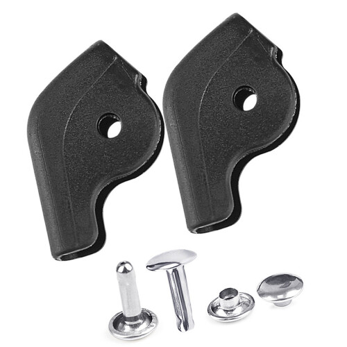 Reusable Reinforced Shoe Edge Protectors Plate with-Black