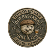 1/2/5Pcs Over Par Old Bastards Golf Coin Funny Golf-1 piece