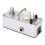 Pedale Overdrive analogico argento 9V modalità Boost 11