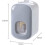 Toothpaste Squeezer Wall-Mounted Grey For Bathroom Organization 2