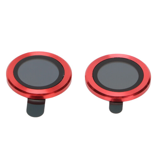 Verre trempé protecteur d'objectif rouge pour iPhone 13 Mini 1