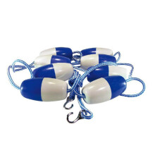 Pool Lane Dividers With Hook And Buoy Pool Safety Dividing Rope Kit 1m Blue White For Shallow And Deep End Pools