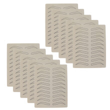 10 Stück Microblading Übungshaut aus Gummi, 19x14,5 cm, für Anfänger
