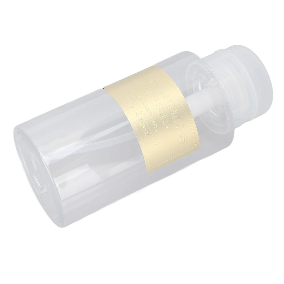 300ml ABS Press Bottle for Nail Remover - 15x6.5cm, Multi Purpose