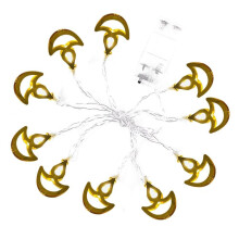 Diwali Light LED Fairy Lights String Light Indian Deepavali Decor Festival Lantern Golden Iron Lamp