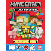 Minecraft Sticker Adventure Treasure Hunt by Mojang AB Paperback Book