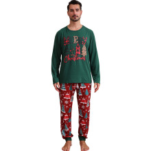 Familien-Weihnachtspyjamas, passende Sets, modische-Vater L