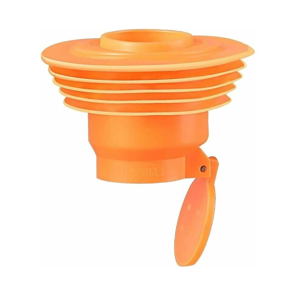 Kikidex (As Show, One Size) Silicone Anti-Backflow Drain - Anti-Odor Drain Siphon For Washing Machine And Sewer Pipe