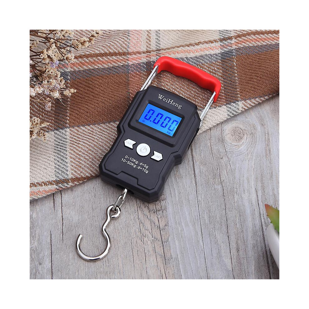 Kikidex (As Show, One Size) Portable Electronic Hand Scale Wh-A23l 50Kg Without Battery