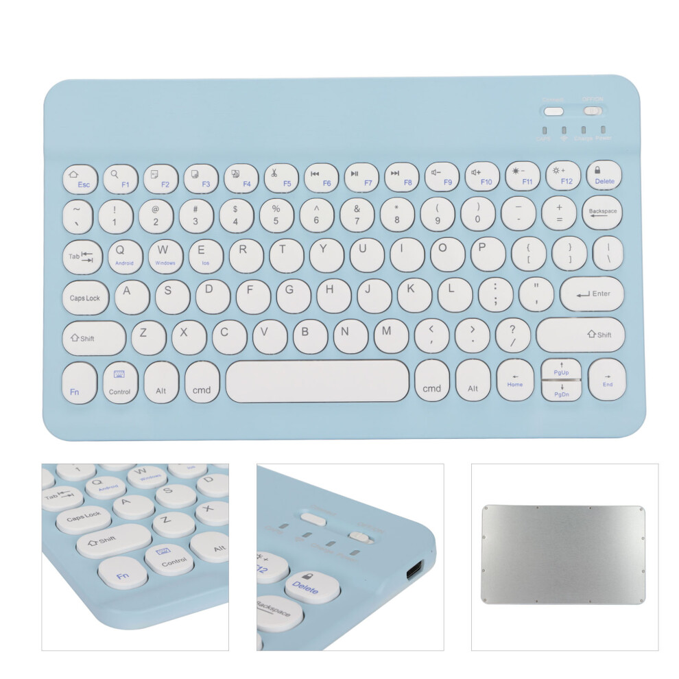 Wireless Tooth Keyboard For Ios Android Windows, 150Mah, Blue 8771357935148