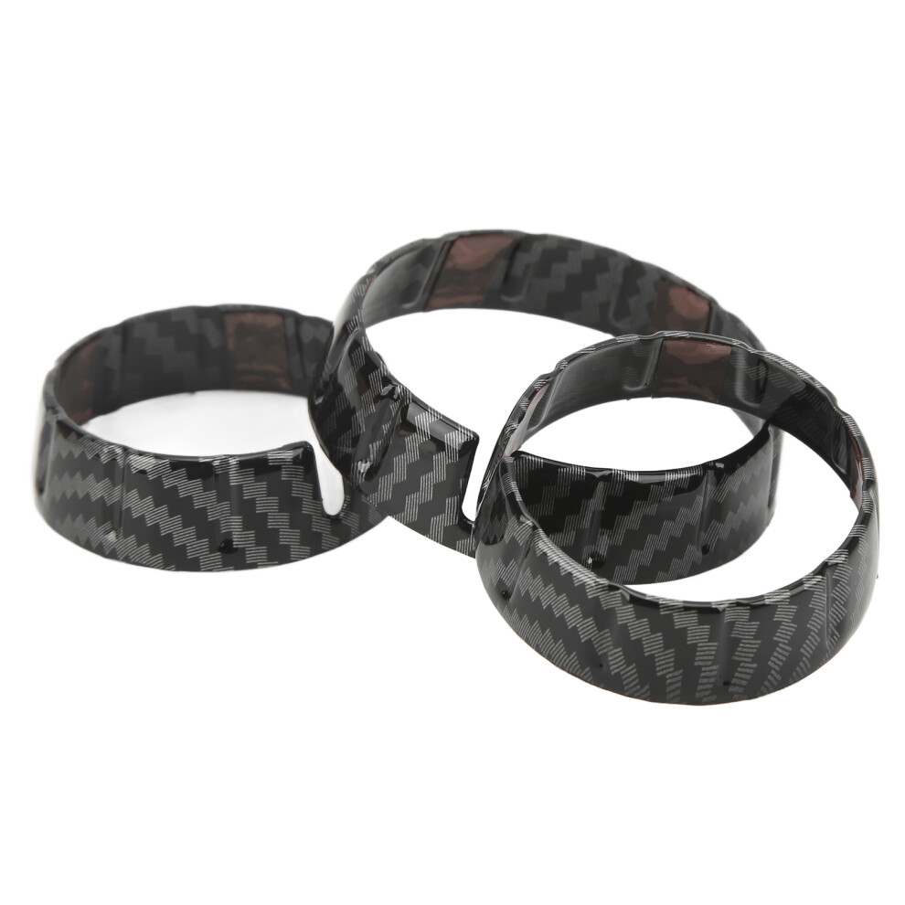 3Pcs Carbon Fiber Style Ac Switch Covers For F55 F56 F57 2014Â2021 8441357935102
