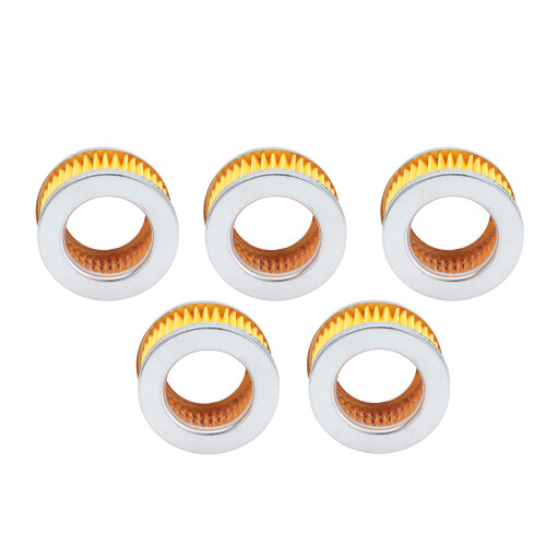 5-teiliger Luftkompressor-Filter-Silencer-Muffler-Set, Aluminiumfaser, 65 mm