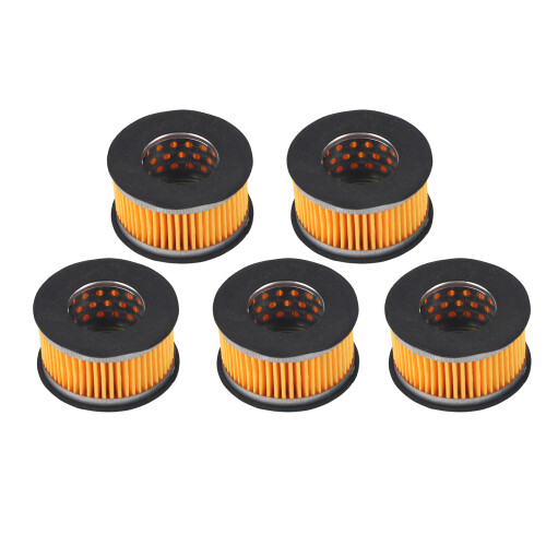 5-teiliger Luftkompressor-Filter-Silencer-Muffler-Set, Aluminiumfaser, 65 mm 1