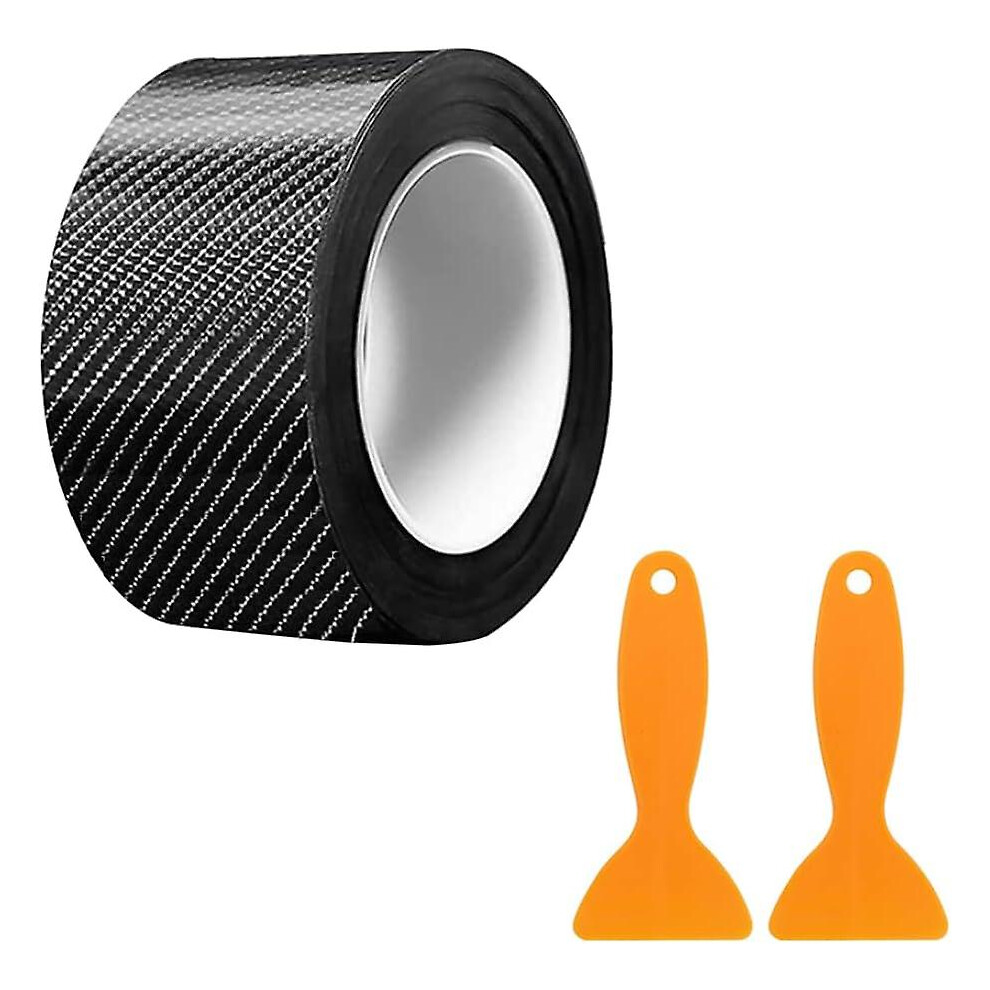 Kikidex (As Show, One Size) Carbon Fiber Sticker 5Cm Black