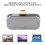 Multifunktionale 3-in-1 Type-C-Dockingstation 4K 60Hz Silber 12