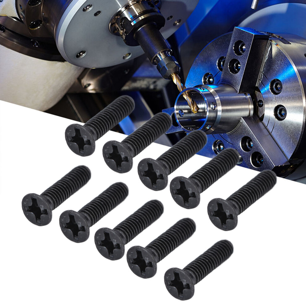50Pcs M3x12 Black Galvanized Countersunk Cross Screws Din 965 Assortment Set 8151357936558
