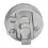 Pull Hatch acciaio inox 316 Ø61mm, spessore 12-17mm, Argento 5