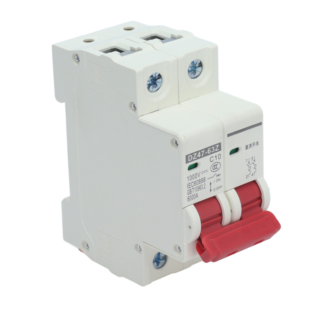 10Amp 1000V Dz47â63Z 2-Pole Dc Circuit Breaker For Solar Applications 8471357937769