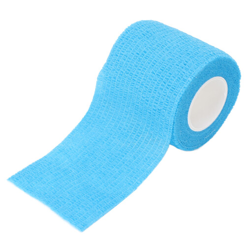 10 pezzi benda elastica autoadesiva 5cm x 450cm blu cielo 2