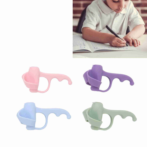 Kinder-Silikon-Schreibgriff, 4 Farben, 6,5x4cm, Schule Büro 2