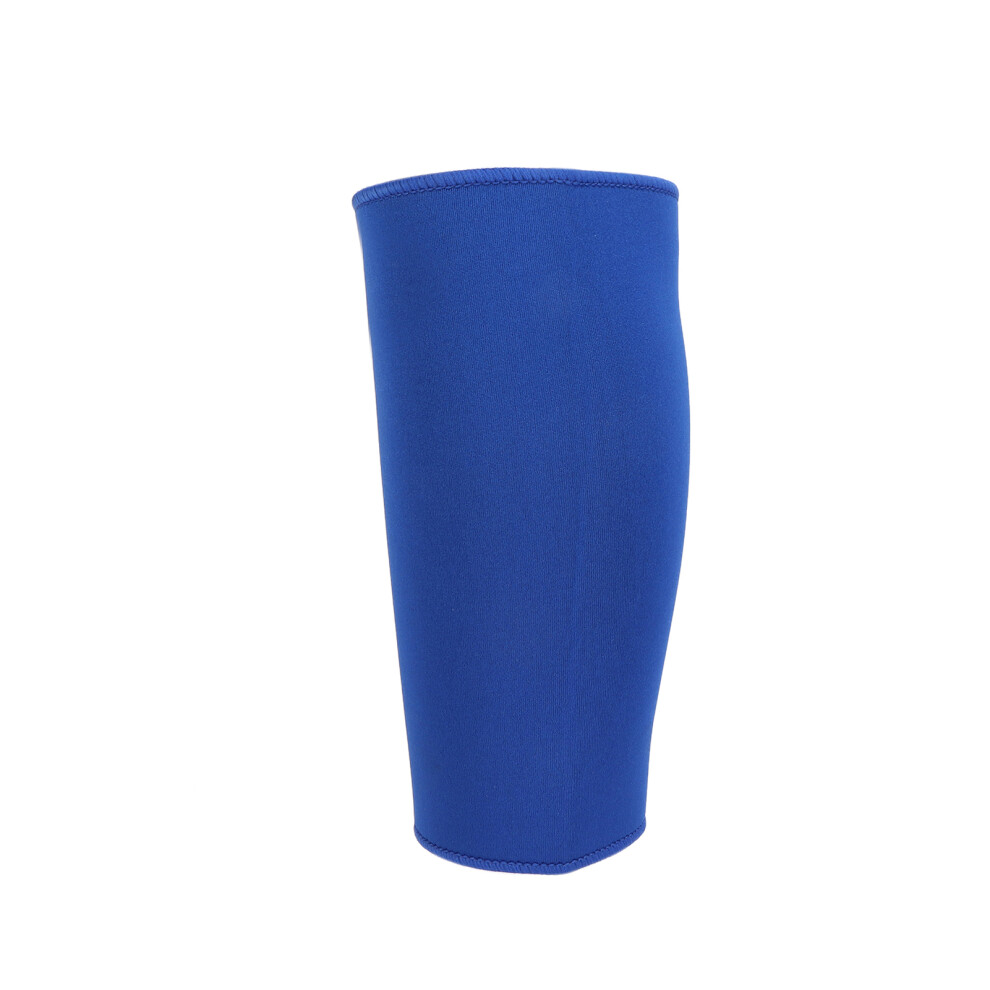 Blue Calf Joint Compression Sleeve Footless Leg Brace For Men Women