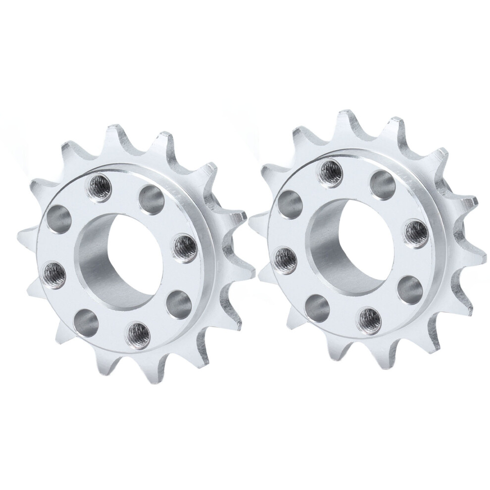 2Pcs Aluminum Anodized Sprocket Gear For Robots 8Mm 14 Teeth 7891357938947