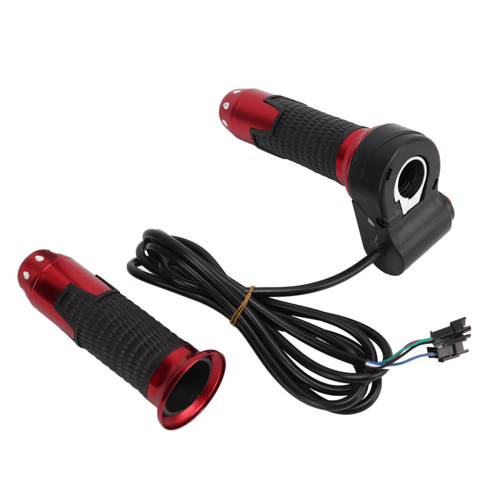 Twist Throttle Grip Handlebar For 12V-99V Electric Vehicles (Red) Red 4091357939590