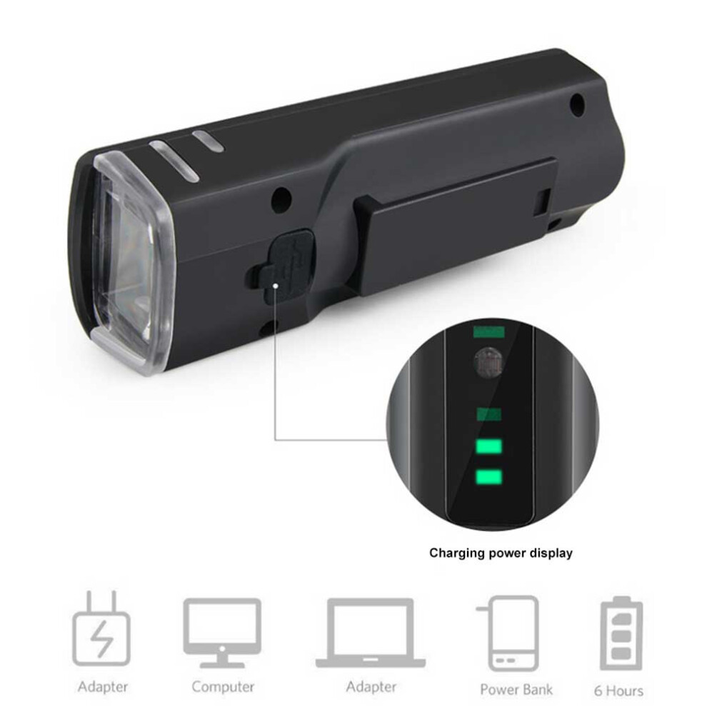 USB Rechargeable Bike Light Set, 250 lm, Waterproof, 140g-image-OPC-PMR29N8-NEW