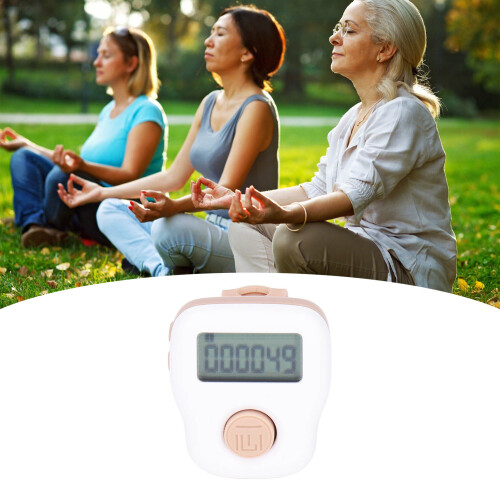Silicone Ring USB Counter - Luminous Rechargeable 6 Data Channels