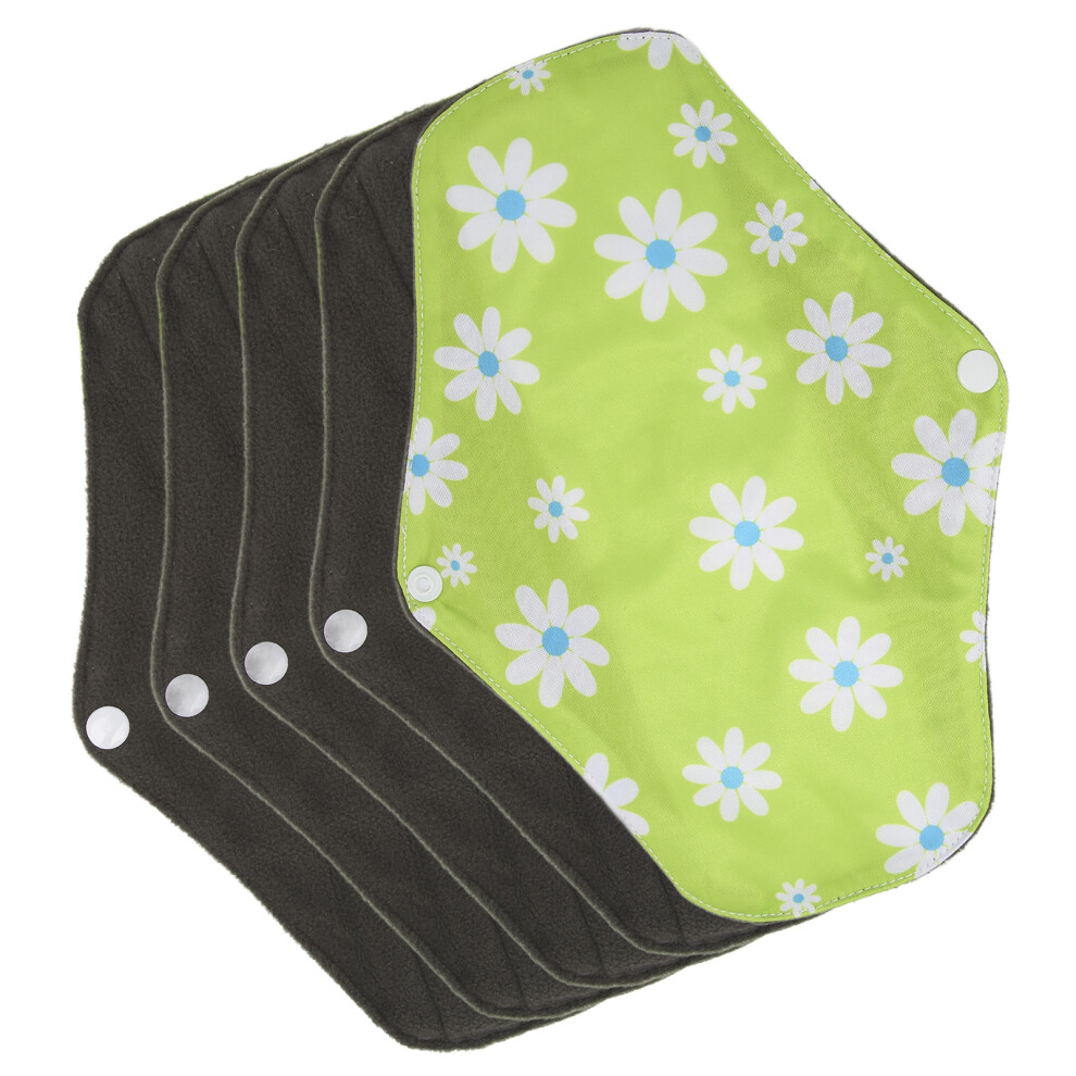 Eco-friendly Reusable 5pcs Menstrual Pads M02 with Leakproof Design