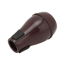 Durable ABS Dark Red Trumpet Mute Lightweight Compact Silencer for Musicians