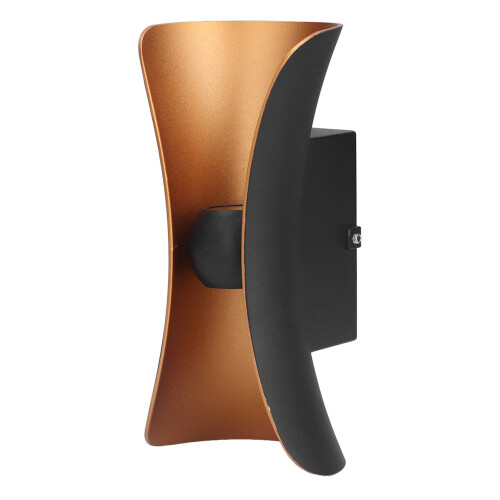 Luce da parete LED su e giù 10W 3000K 20x10 cm IP65