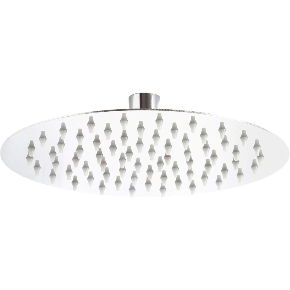 Kikidex (As Show, One Size) Shower Head Round 30 Cm Rain Shower Head Rain Shower Head Stainless Steel