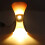 Luce da parete LED su e giù 10W 3000K 20x10 cm IP65 8