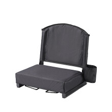 Schnell zusammenklappbarer Outdoor-Bleacher-Stuhl,-Schwarz