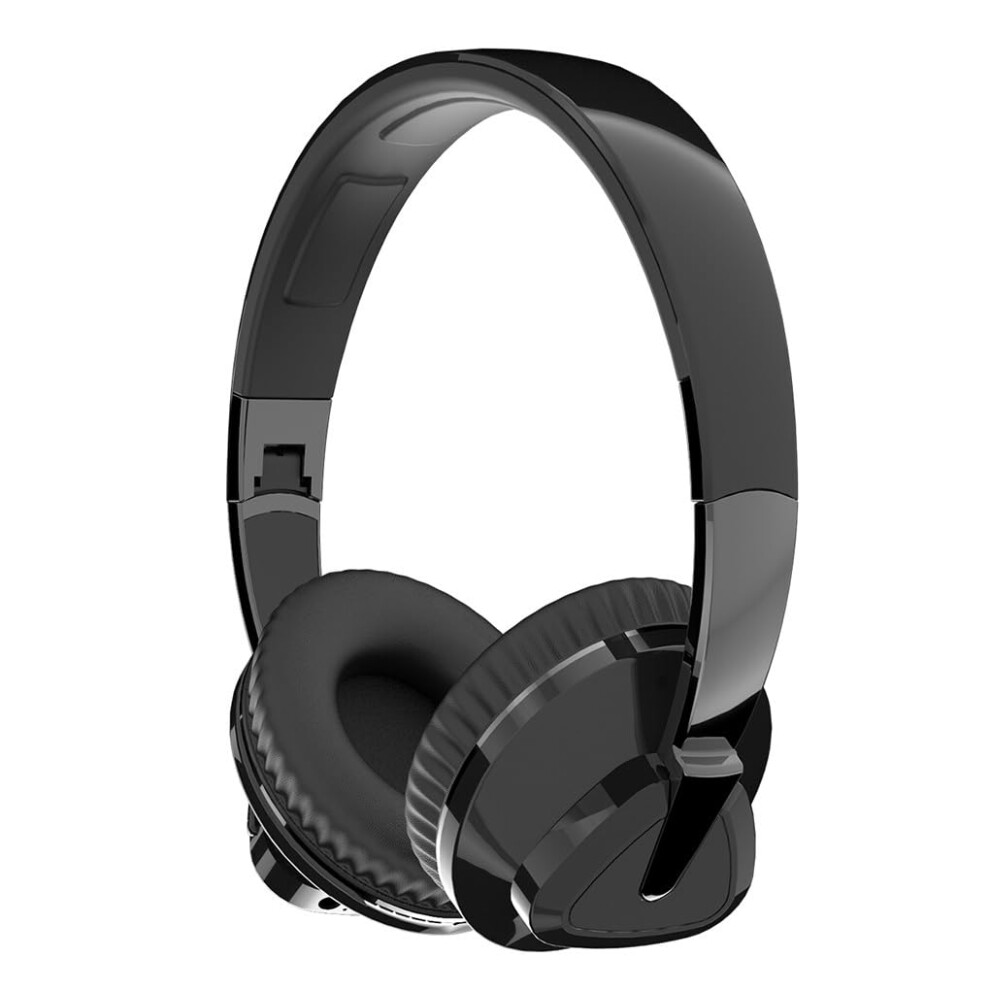 Wireless Headphones Folding Bluetooth-Compatible Subwoofer Over-Ear Headset With Microphone Earmuffs Mp3 Black 9067246513412