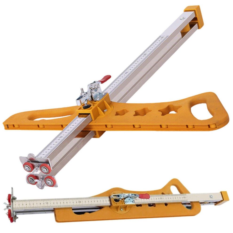 Drywall Cutting Tools Foldable Gypsum Board Cutter, Handheld Sheetrock Slicer, Yellow Stainless Steel Diy Tool 9339159992050