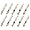 Punta apriforo 10 pezzi 6 mm HSS codolo rotondo argento 16